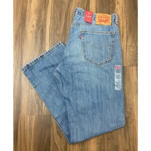 NEW Men Levi's 559 Relaxed Straight cotton denim blue jeans, 36x30